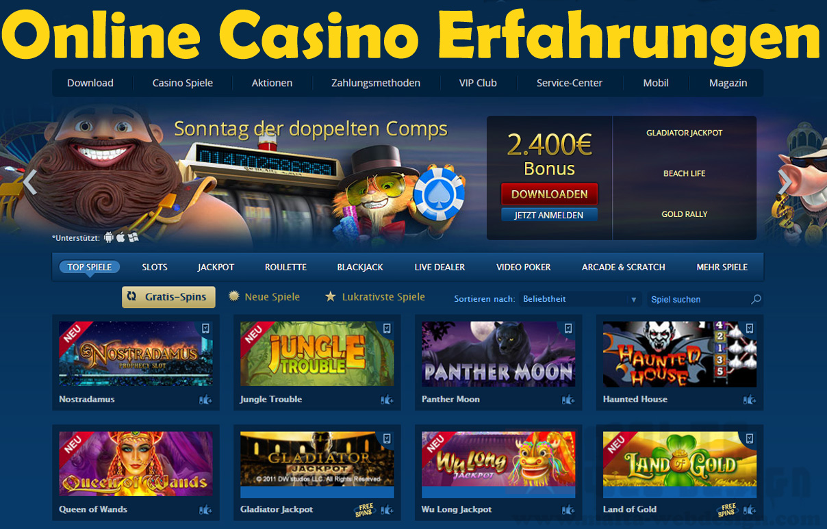 отзывы онлайн казино европа